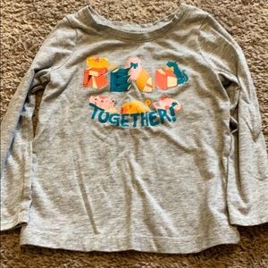 3R Girls Cat & Jack Cats Reading Longsleeve T